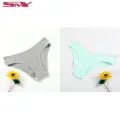 Pack of 2 - Thread Cotton Women Panties Breathable And Stretchable Ladies Underwear Seamless Girls Brief. 