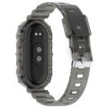 Watch Strap Integrated Transparent Silicone Watch Band For Xiaomi Mi Band 8. 