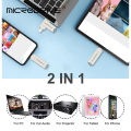 Usb 3.0 Flash Drive pendrive 32GB 64GB 128GB 256GB 512GB For iPhone Usb/Otg/Lightning 2 in 1 Pen Drive For iOS External Storage. 