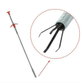Sink Drains Grabber Tool Flexible Long Reach Claw Pick Up Narrow Bend Curve Floor Drain Sewer Spring Grip Cleaner Kitchen 60cm ,Flexible Sink Grabber Pickup Tool With 4 Claws Retractable Clean Claw for Litter Pick, Drains, Home Sink, Toilet Kitchen Bathr. 