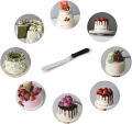8 Inch Angular Cake Palette Knife Steel Icing Spatula Cake Knife Cream Icing Frosting Spatula Baking Kitchen Pastry Cake Decoration Tool. 