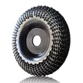 2X Grinder Wheel Disc 4 Inch Wood Shaping Wheel, Wood Grinding Shaping Disk for Angle Grinders with 5/8Inch Arbor. 
