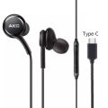 Samsung AKG Type-C / 3.5mm Earphone with Mic - Sound Sports Handsfree Headset Headphone For Type C Smart Mobile Phone. 
