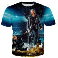 Pop Rock Singer Johnny Hallyday 3D Printed T-shirt Men Women Fashion Casual Streetwear Clothes Hip Hop Harajuku Style Tops. 