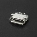 QUANBU 100Pcs Micro USB Type B Female 5Pin SMT Socket Jack Connector Port PCB Board. 