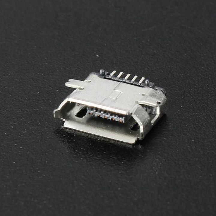 QUANBU%20100Pcs%20Micro%20USB%20Type%20B%20Female%205Pin%20SMT%20Socket%20Jack%20Connector%20Port%20PCB%20Board%20-%20Image%204