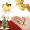 200 Piece Jingle Bells, Bells for Crafts 0.6 in Small Jingle Bells Gold Iron DIY Mini Bells Bulk Loud Sound Jingle Bells. 