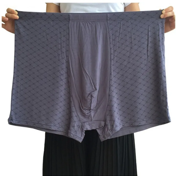 Oversized%2011XL%209XL%20130KG%20Men%20Modal%20Soft%20Boxers%20Plus%20Size%20Male%20Loose%20High%20Waist%20Stretched%20Underpants%20Large%20Boy%20Shorts%20Underwear%20-%20Image%203