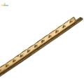 20 Pieces Guitar Fret Wires, Fretwire Durable, Smooth Surface Brass Fret Wire Brass High Strength Fingerboard Fret Wire for Classical Guitar. 