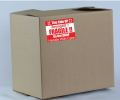 Red Fragile Stickers 75mm x 100mm for Glass and Sensitive Packaging Protect Products in Courier. 