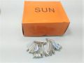 Steel Safety Pins - 12 Pcs Silver Color. 