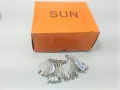 Fancy safety pins (12 PIECES). 