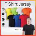 T shirt Jersey Plain High Quality Baju Printing Kosong Jersey Sukan 纯色速干透气衣服. 