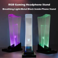 JEDEL GM01 RGB Gaming Headphone Stand – Desk Headset & Controller Holder with RGB Lighting. 
