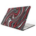 For MacBook Air 13.6 M2 A2681 / M3 A3113 UV Printed Pattern Laptop Frosted Protective Case. 