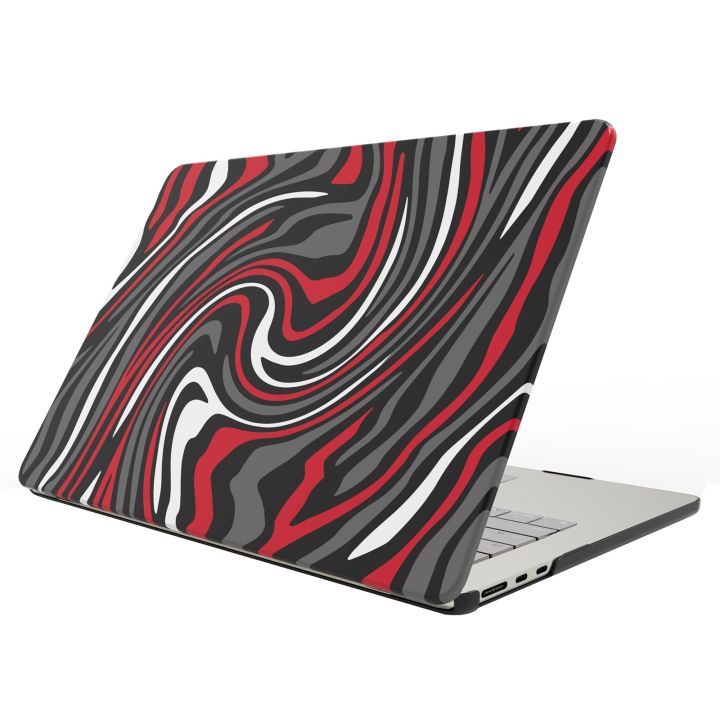 For MacBook Air 13.6 M2 A2681 / M3 A3113 UV Printed Pattern Laptop Frosted Protective Case