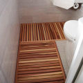 Mr Wood Teak(තේක්ක) Wood Mat/ Dish Drying Tray/ Slated Drying Rack/ Plate Dring Rack/ Bathroom Mat. 