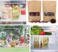100G - Kraft Paper Bag Stand Up Pouch Food Zip Lock Packaging Window (12CM x 20CM + 6CM = 100G) BROWN - 10 Bags, 50 Bags, 100 Bags, Available. 