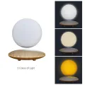 HXSJ Levitating Moon Lamp Floating Spinning Led 3D Moon Light 3 Colors Transformation Touchswitch Diameter 14Cm / 5.5Inch For Home Office Decoration Furnishing Articles Gift For Friends Students 100-240V. 