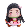 YunqiangYi 14-26cm Hot Selling Anime Collection Plush Stuffed Toys Demon Slayer Naruto Dragon Ball Cartoon Figure Dolls Kids Birthday Gifts. 