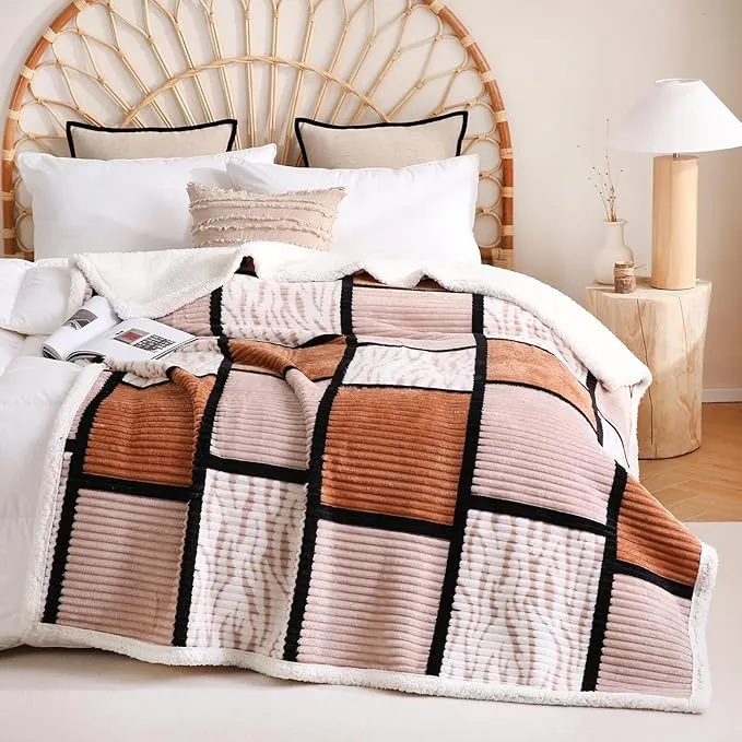 Ribbed%20Blanket%20Plain%20Dyed%20/%20Warm%20Blanket%20-%20Image%202