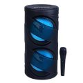 Extra Bass GTS1309 Wireless Portable Speaker Bluetooth, FM Radio, TF Memory Card Reader and USB Pen Drive Music Synchronized Light Display Speaker With Free Mic. 