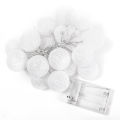 2.2M 20Leds Cotton Ball String Lights Garland Ball Fairy Light String For Holiday Wedding Party Decoration Home Lamp 1Pcs. 