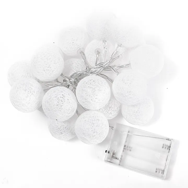 2.2M%2020Leds%20Cotton%20Ball%20String%20Lights%20Garland%20Ball%20Fairy%20Light%20String%20For%20Holiday%20Wedding%20Party%20Decoration%20Home%20Lamp%201Pcs%20-%20Image%209