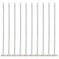 10 Skewers Kebab Skewers Stainless Steel Kebab Skewers 7.25 Inch Long Kebab Skewers for Ninja Foodi AG300, AG300C, AG301, AG301C, AG302,AG400,IG301A. 