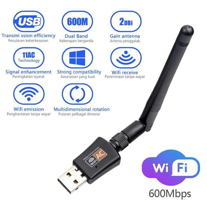 600Mbps%20Dual%20Band%202.4/5Ghz%20Wireless%20USB%20WiFi%20Adapter%20-%20Image%204