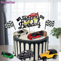 Racing Motorcycle Birthday Cake Per Checkered Flag Racing Theme Cake Decoration Boy Racing Birthday Party Supplies Cake Decor. 