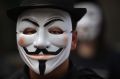 Guy Fawkes Mask Hacker Anonymous Halloween Mask. 