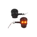 【H03】 Universal LED Motorcycle Turn Signal Light Skull Skeleton Headlight Front Head Motorcycle Decorations. 