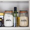 Pantry Label Stickers Waterproof Food Stickers for Kitchen Organization and Storage. 