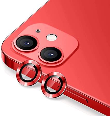 Camera Lens Protector for iPhone 11 / 12 / 12 Mini  Metal  Aluminum Camera Rings