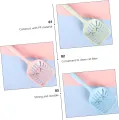 Cat Faced Plastic Large Cat Litter Scoop Pet Care Sand Waste Scooper Shovel Hollow Cleaning Tool Hollow Style Lightweight Durable Cat Shovel. 
