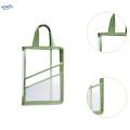 File Folder Bag Portable Handbag Transparent Waterproof Document Organizer Bag for Papers Carrying. 