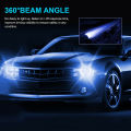 2Pcs H1 LED Auto Headlight Bulbs 8000K 100W Ice Blue Super Bright Car Fog Lights Encounter. 