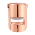 4X Champagne Bottle Stopper Rose Gold Stainless Steel Champagne Sealer Plug Super Powerful Vacuum Seal. 