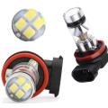 【6000K H27/881】 2Pcs H8 H9 H1 H3 H4 H7 H11 HB3 9006 HB4 Car LED Fog Headlight Bulbs 8000K 4300K White Auto Fog Day Running Ligh. 