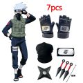 Anime Naruto Cosplay Set Uchiha Itachi Kakashi NARUTO Gloves Kunai Mask Ninja Accessories Action Figure Prop Stuff Kids Toy Gift Action Figures. 