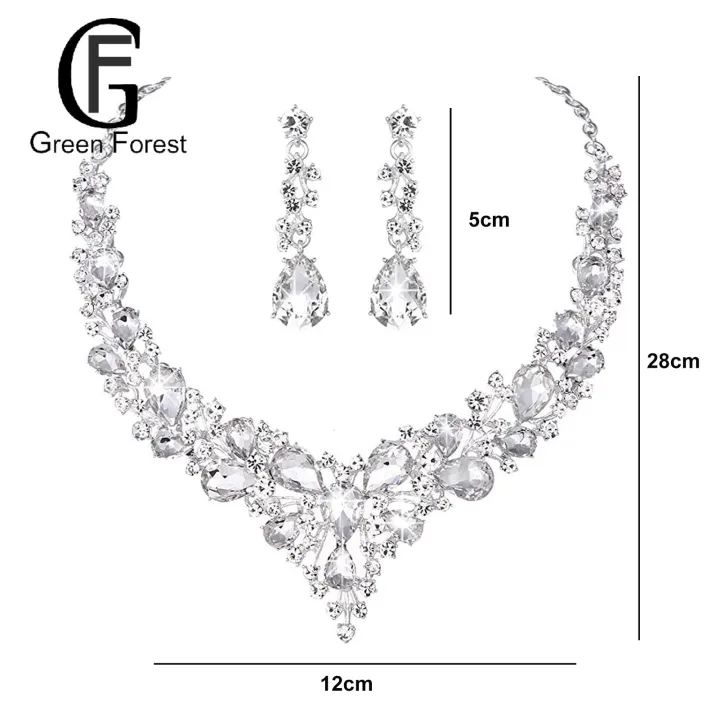 Dangle%20Earrings%20Extension%20Chain%20Heavy%20Dinner%20Women%20Jewelry%20Necklace%20-%20Image%202
