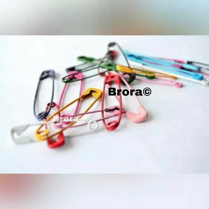 Women's Multi Color Safety Saree Pins No 1(60 Pins) / No 4 (24 Pins)