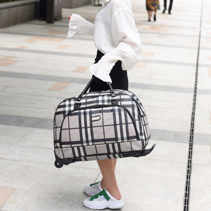 Portable%20Trolley%20Dual-Use%20Bag%20Women's%20Large%20Capacity%20Short%20Distance%20Travel%20Bag%20Luggage%20Bag%20Waterproof%20Travel%20Bag%20Student%20Small%20Handbag%20-%20Image%205