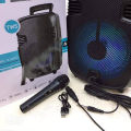 Bluetooth Speakers-Wireless speaker with microphone Bluetooth karaoke USB FM AUX gts-1248. 