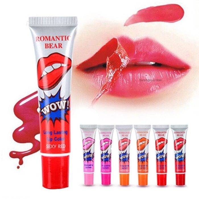 Wow Lip Balm Liquid Lipstick Waterproof Long Lasting Lip Gloss Mask Moisturizer Makeup Tear Pull Lip Lint Cosmetics