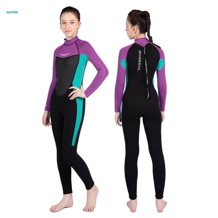 Wetsuit%202.5mm%20Neoprene%20Full%20Body%20for%20Water%20Parks%20Surfing%20Scuba%20Snorkeling%20-%20Image%204