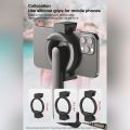Portable Magnetic Selfie Stick Tripod for Magsafe iPhone 14 13 12 Handheld Stabilizer Rod with Remote Controller for Samsung. 