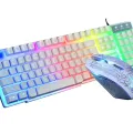 T-WOLF (TF230) Rainbow Backlight Gaming Keyboard (with Mouse). 