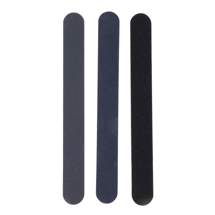 3pcs Black Sandpaper Sand Paper Strip for Metal Aluminum Sanding Polish Tool